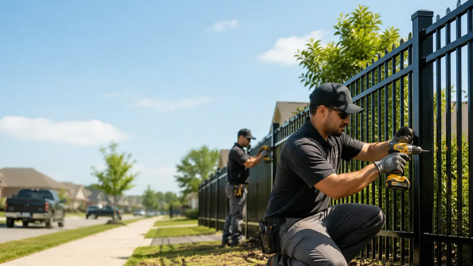 Metal Fence Installation in Beloit, WI
